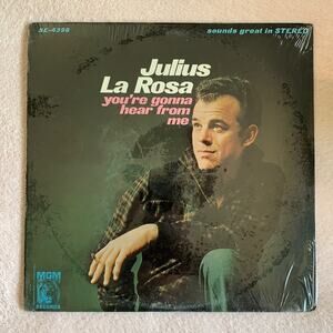 Julius La Rosa “You’re Gonna Hear‎ From Me” sealed vinyl